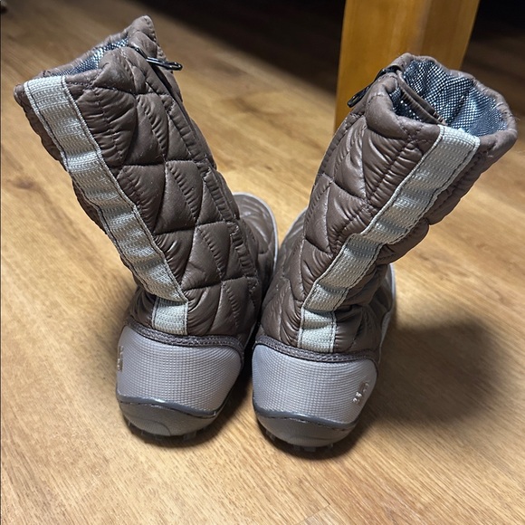 Columbia Quilted Brown Waterproof Omni Heat Warm Winter Boots - Picture 6 of 7